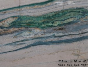 Kwarc naturalny Illusion Blue / Merkam lodz