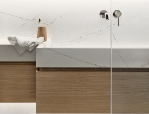 Blaty łazienkowe z konglomeratu Silestone