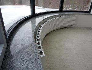 Parapet granitowy z kamienia naturalnego Padand Dark / Merkam