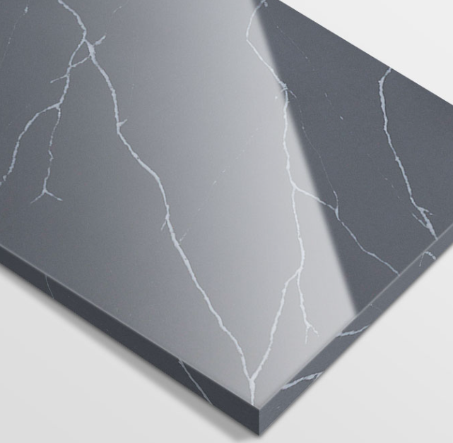 GRIS MARQUINA Blatyty kuchenne z konglomeratu Siquartz GRIS MARQUINA Merkam Lodz