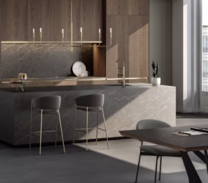 Silestone Le Chic Bohemian Flame konglomerat kwarcowy