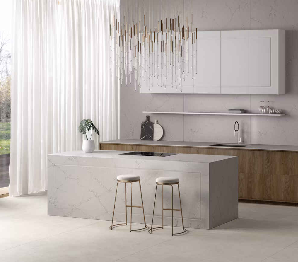 silestone -lechic-victorian-silver blaty kuchenne z konglomeratu kwarcowego na wymiar