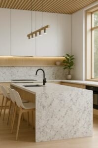 Blat kuchenny z granitu Colonial White