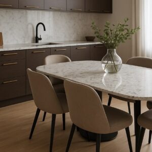 Blat kuchenny z granitu Colonial White