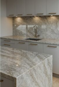 Blat kuchenny z kwarcytu Taj Mahal