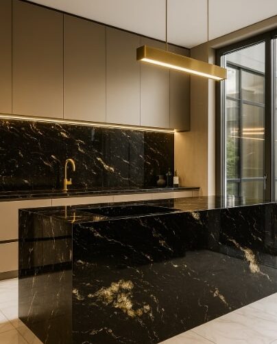 Blat kuchenny z granitu Titanium