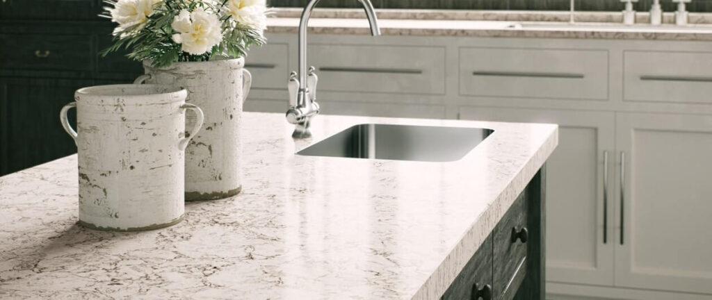 Blaty kuchenne z konglomeratu Caesarstone 6046 Moorland Fog