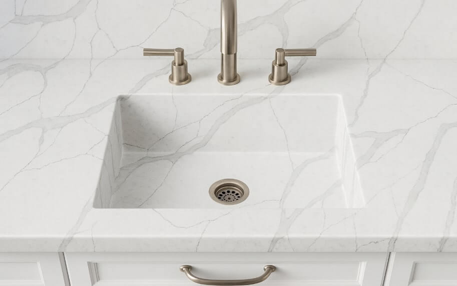 Zlewozmywak z konglomeratu Smart Quartz Everest
