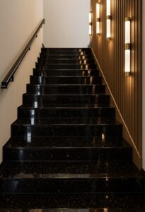 Schody z granitu Star Galaxy