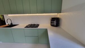 Blat kuchenny z konglomeratu Silestone Lime Delight