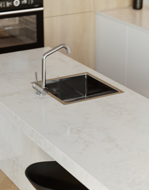 Wyspa kuchenna z konglomeratu Technistone Altamonte