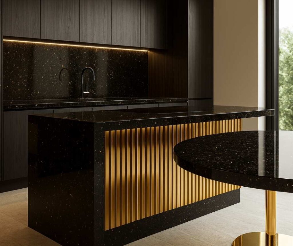 Blat kuchenny z granitu Star Galaxy, Blat kuchenny z granitu Star Galaxy Łódź, Granit Star Galaxy cena i opinie Łódź, Czarny blat do kaszmirowej kuchni w Łodzi, Granit kuchenny Star Galaxy Merkam Łódź, Nowoczesna kuchnia z granitu w Łodzi, Montaż blatu granitowego w Łodzi i okolicach, Ekskluzywne blaty kuchenne z kamienia Łódź, Blat Star Galaxy opinie Łódź, Projektowanie kuchni z czarnym blatem w Łodzi, Blaty granitowe do kuchni w Łodzi