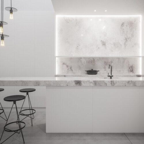 Blat kuchenny z konglomeratu Technistone Ambiente Light