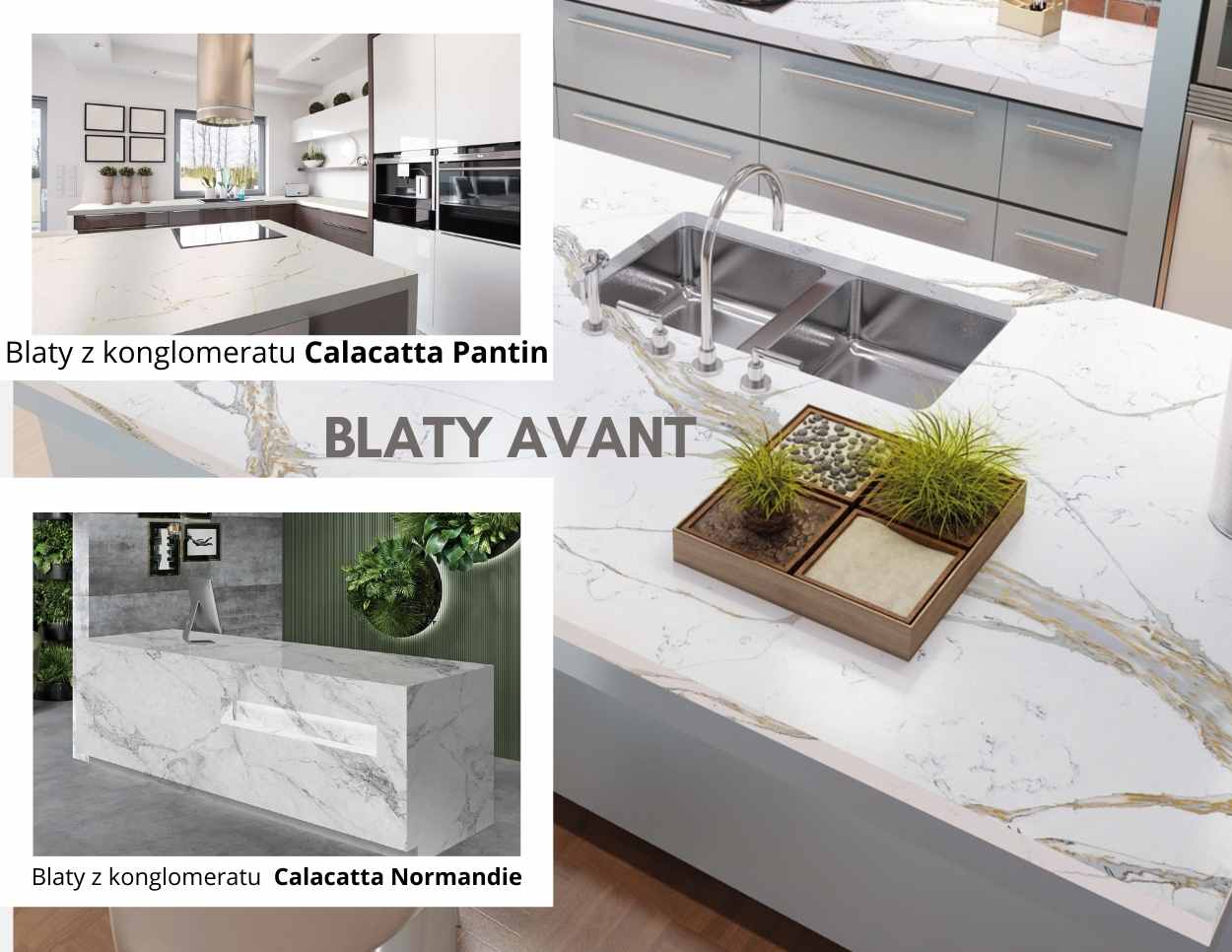 Blaty z konglomeratu na wymiar Avant, Blaty z konglomeratu na wymiar Avant Merkam Łódź, Blat kuchenny Calacatta Normandie i Pantin Avant Łódź, Katalog produktów Avant Merkam Łódź, Konglomerat Avant cena i opinie Łódź, Projektowanie kuchni z konglomeratu kwarcowego w Łodzi, Nowoczesne blaty kuchenne Avant Łódź, Jak dobrać blat do kaszmirowej kuchni w Łodzi, Montaż blatu kwarcowego w Łodzi i okolicach, Ekskluzywne blaty kuchenne Avant Łódź, Jaki blat do kaszmirowej kuchni Łódź, Blaty na wymiar Merkam Łódź
