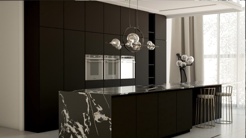 Blat Siquartz Marquina Gold