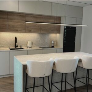 Blat kuchenny z konglomeratu Siquartz Taj Mahal