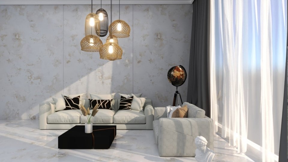 Okładzina ścienna z konglomeratu Siquartz Bianco Oro