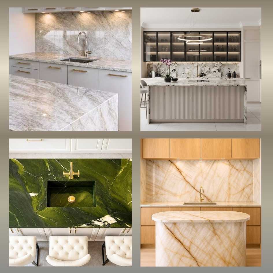 Blat kuchenny z kamienia Granitu Kwarcytu i Konglomeratu w Łodzi