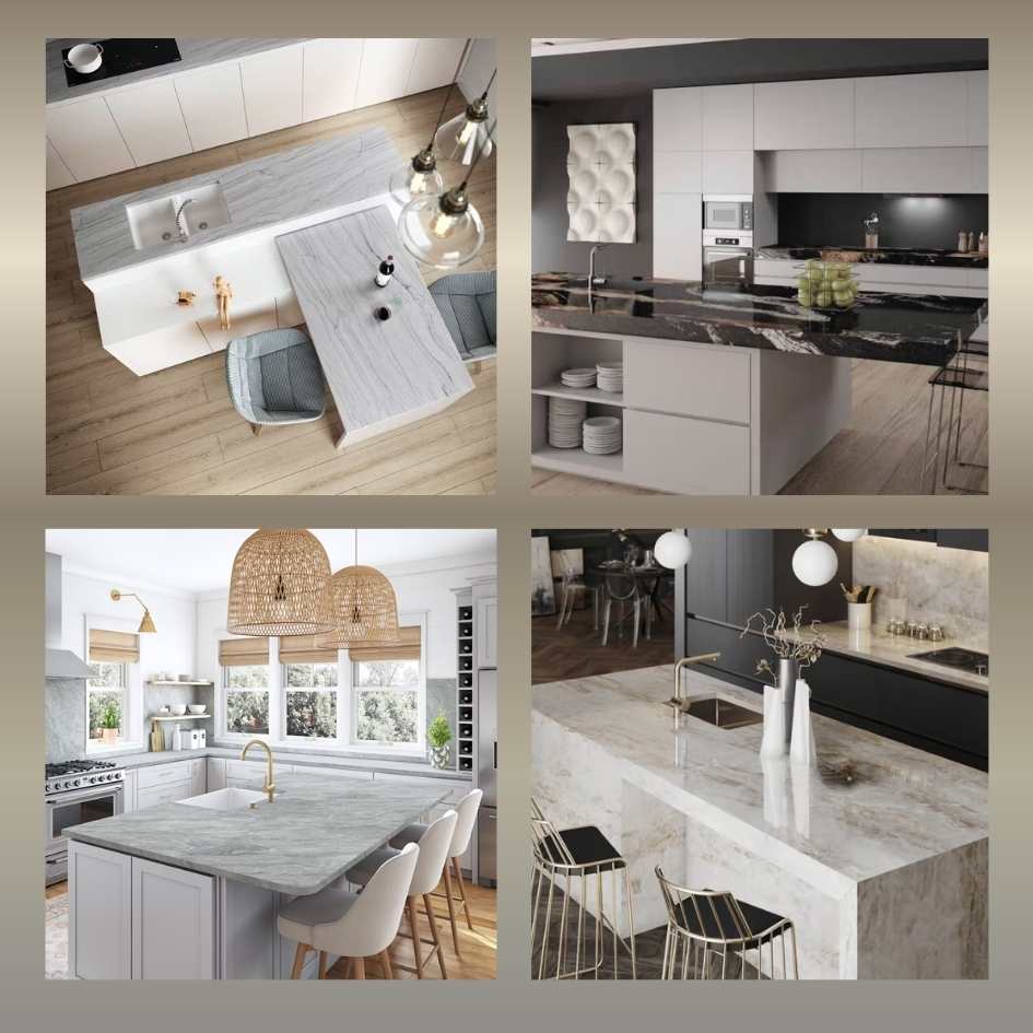 Blat kuchenny z kamienia Granitu Kwarcytu i Konglomeratu w Łodzi