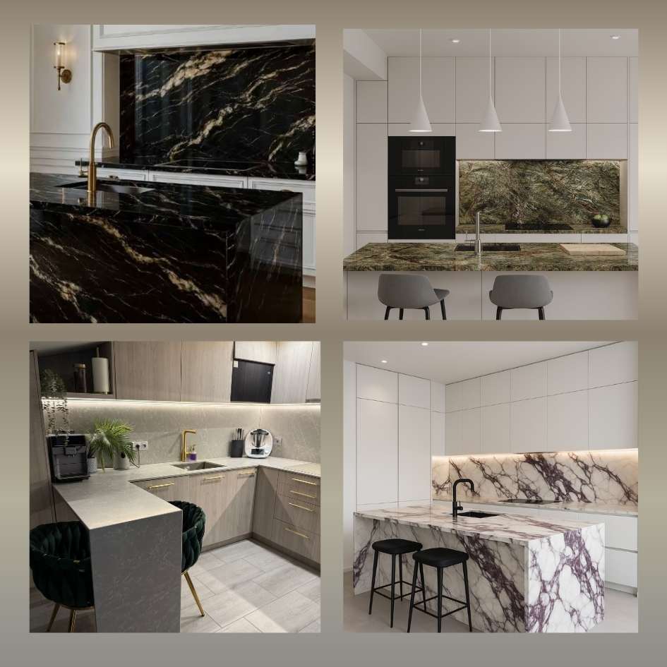 Blat kuchenny z kamienia Granitu Kwarcytu i Konglomeratu w Łodzi