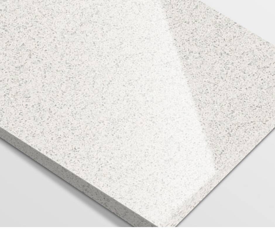 Blat kuchenny z konglomeratu Siquartz CRYSTAL WHITE