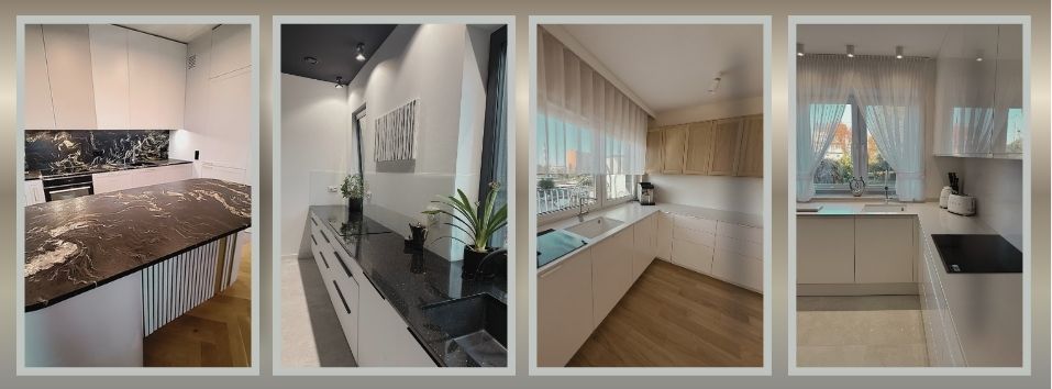 Blaty kuchenne z kamienia i konglomeratu Andrespolu