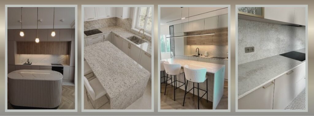 Blaty kuchenne z kamienia i konglomeratu na wymiar