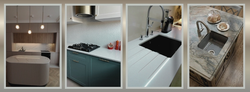 Blaty kuchenne z kamienia i konglomeratu na wymiar w Łodzi