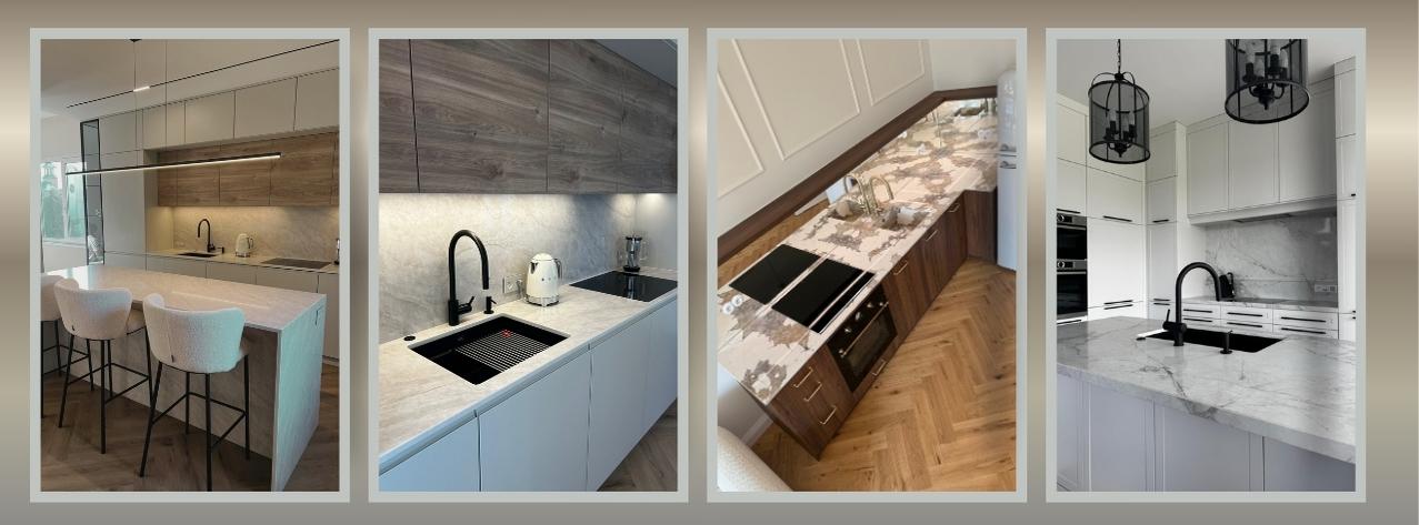 Blaty kuchenne z kamienia i konglomeratu w Zgierzu