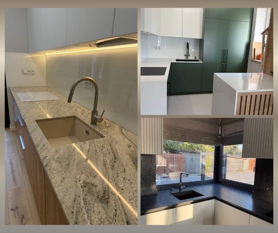 Blaty kuchenne z kamienia na wymiar