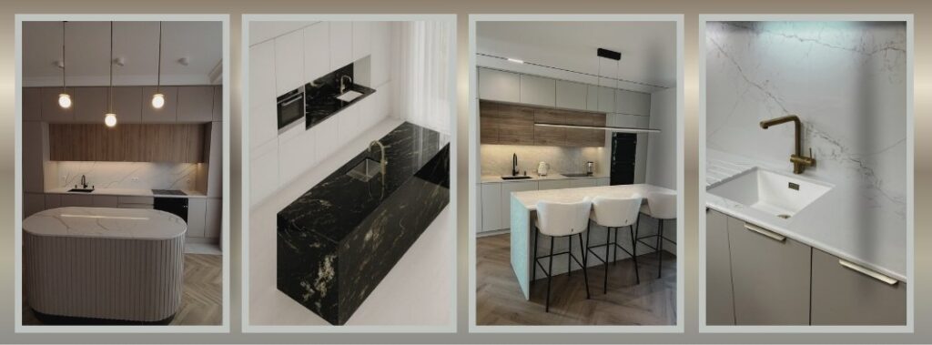 Blaty kuchenne z kamienia i konglomeratu na wymiar