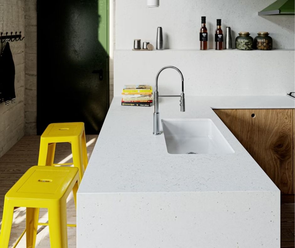 Wyprzedaż blatów kuchennych z konglomeratu Silestone Lime Delight