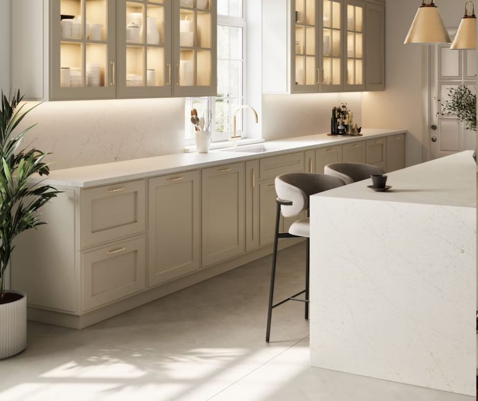 Wyprzedaż blatów kuchennych z konglomeratu Silestone Persian White