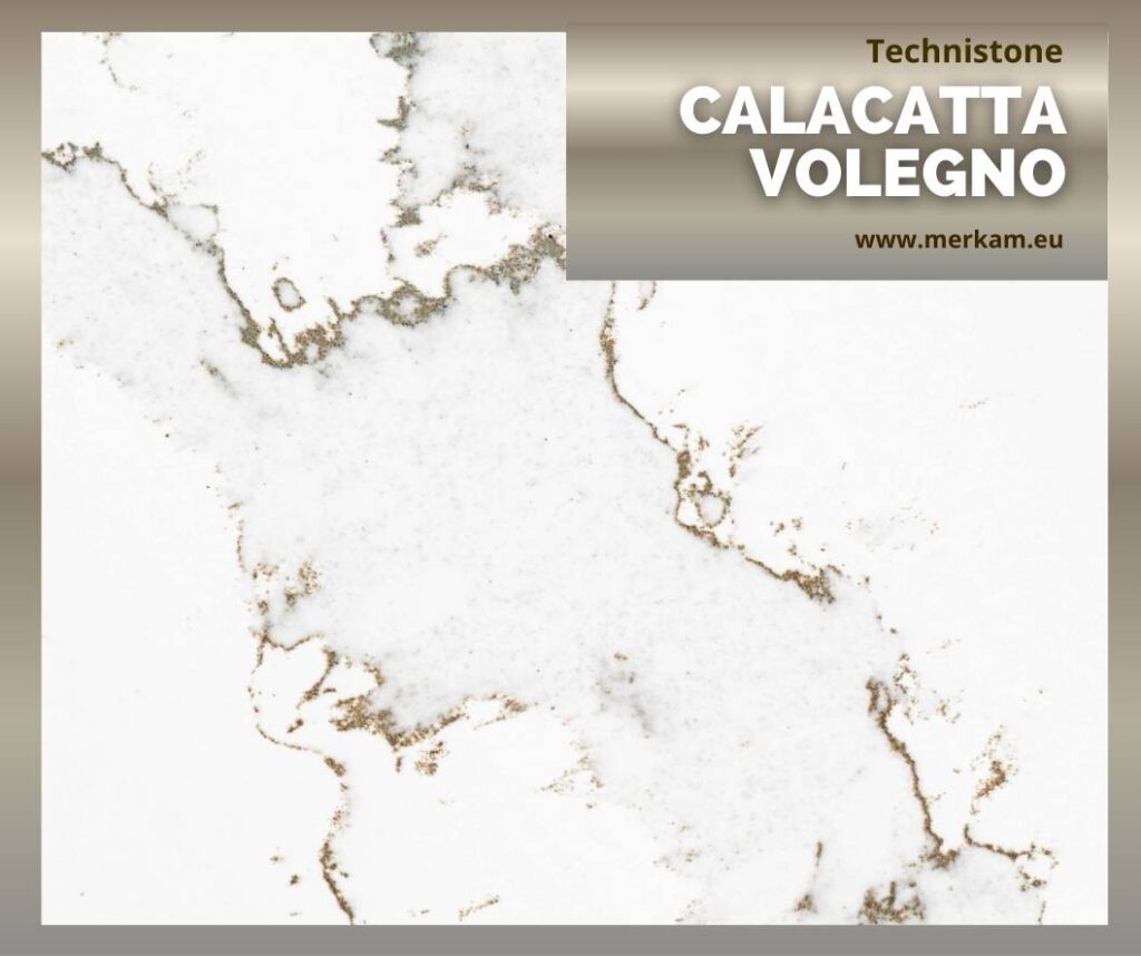 Blat kuchenny z konglomeratu Technistone Calacatta Volegno Kolekcja Wilsonart Łódź