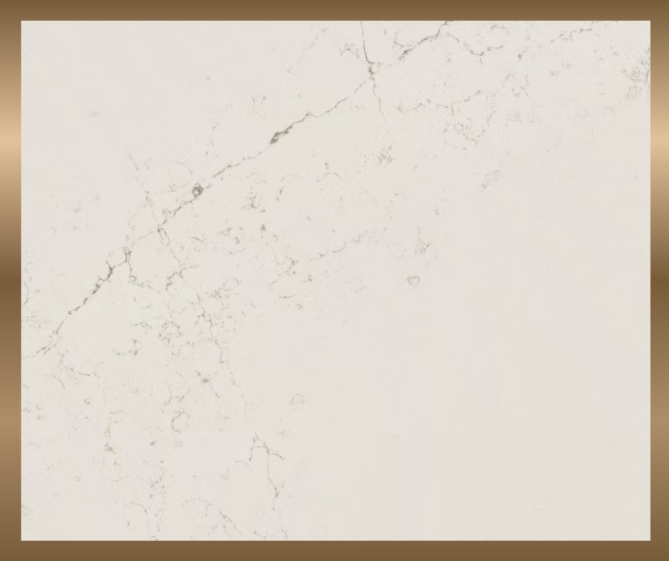 Wyprzedaż blatów kuchennych z konglomeratu Silestone Siberian do kaszmirowych szafek