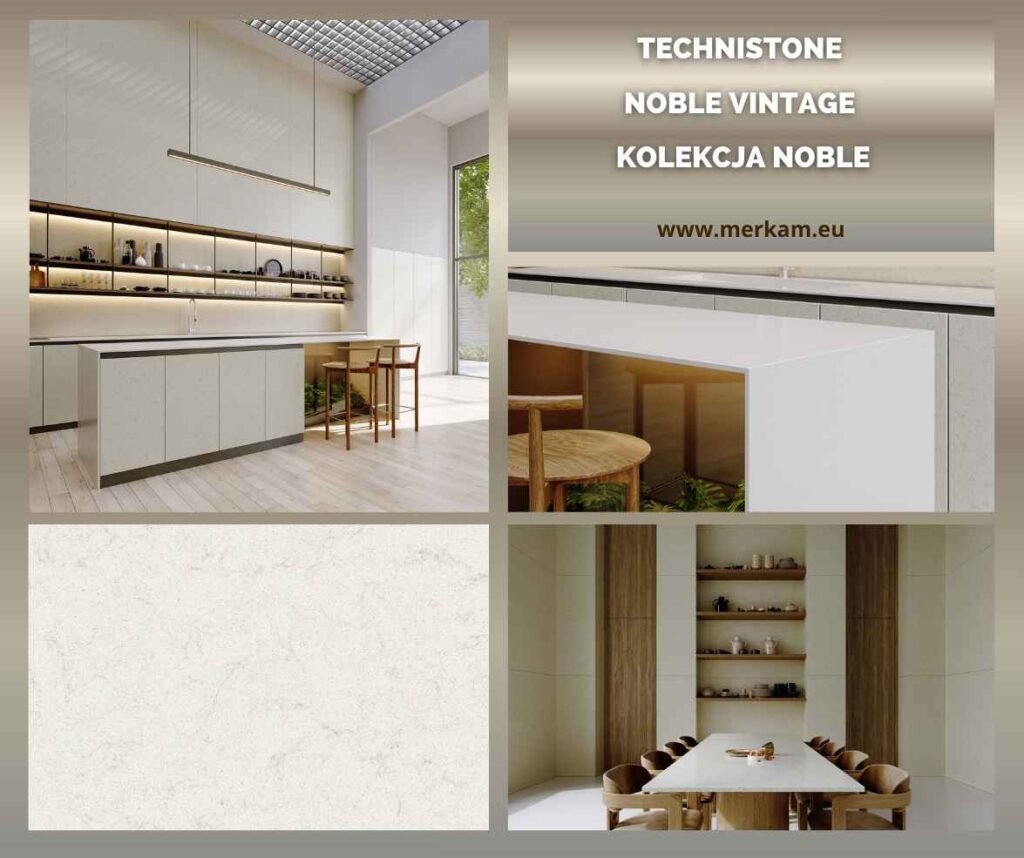 Blat kuchenny z konglomeratu Technistone Noble Vintage Kolekcja Noble