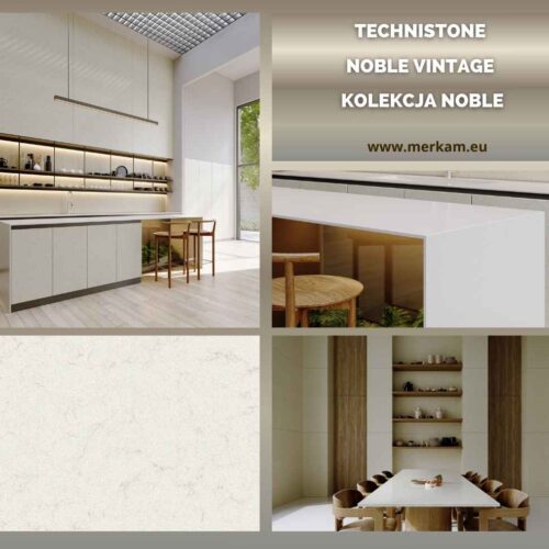 Blat kuchenny z konglomeratu Technistone Noble Vintage Kolekcja Noble