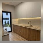 Blaty kuchenne Retkinia Łódź – Realizacja z granitu Colonial Gold.