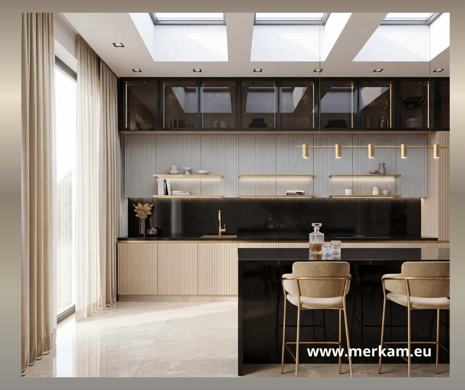 Blat kuchenny z granitu Nero Zimbabwe.