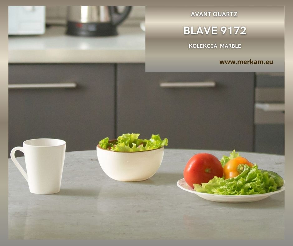 Blat kuchenny z konglomeratu Avant Quartz Blave 9172