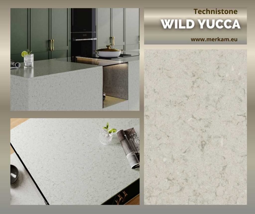 Blat kuchenny z konglomeratu Technistone Wild Yucca Kolekcja La Natura