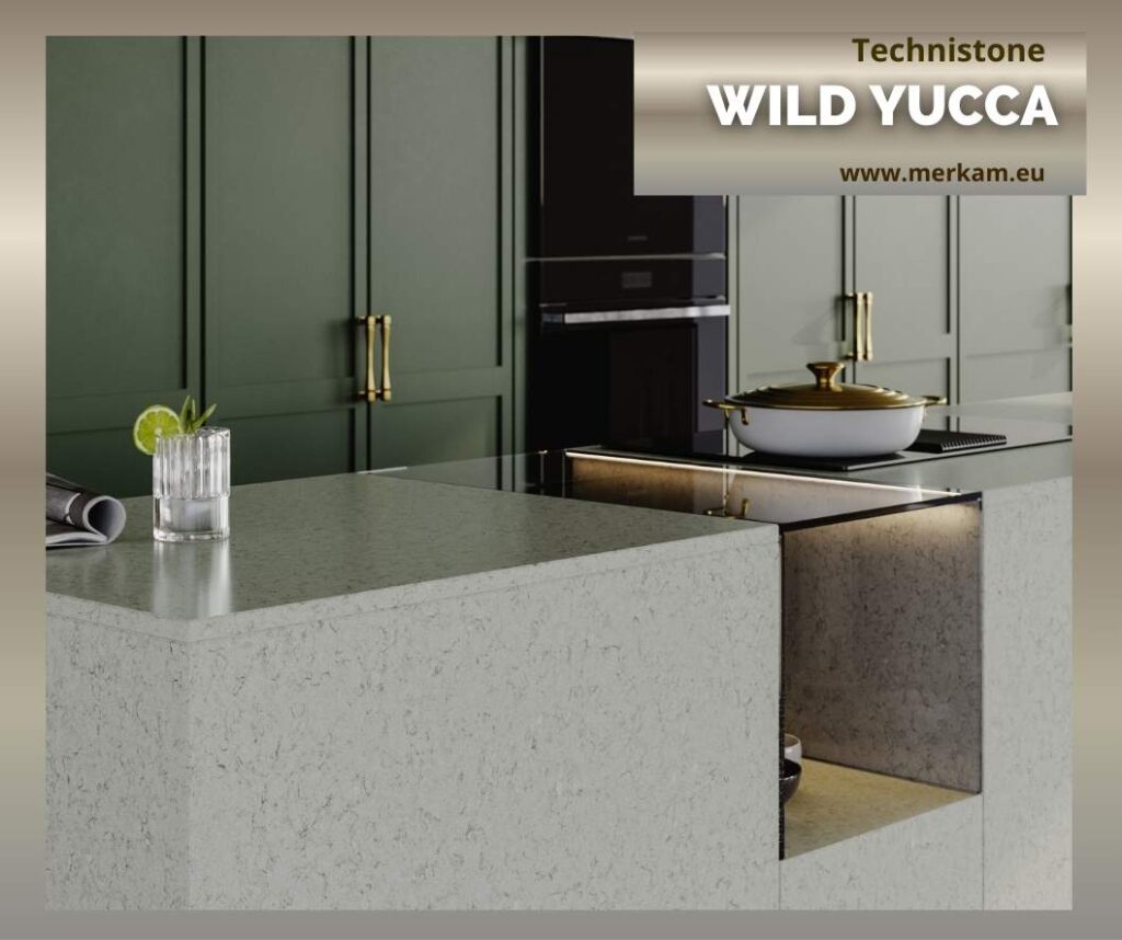 Blat kuchenny z konglomeratu Technistone Wild Yucca Kolekcja La Natura
