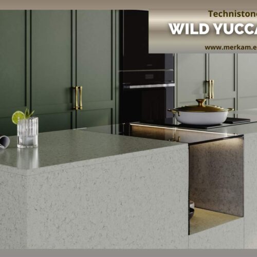 Blat kuchenny z konglomeratu Technistone Wild Yucca Kolekcja La Natura