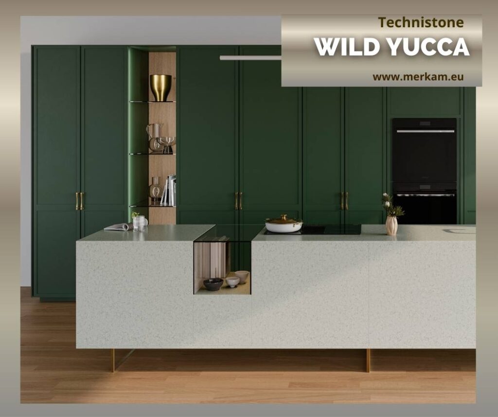 Blat kuchenny z konglomeratu Technistone Wild Yucca Kolekcja La Natura