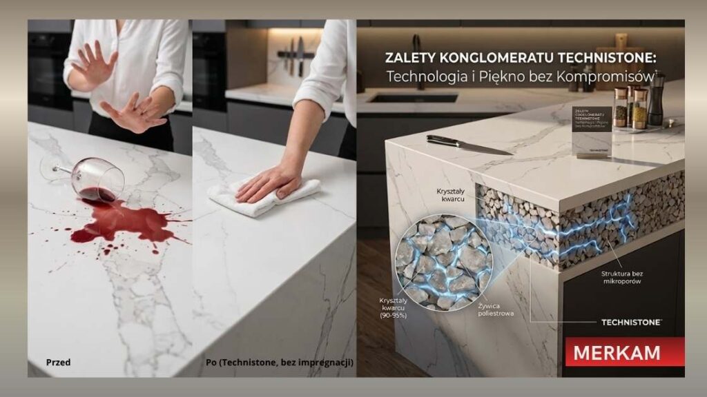 Zalety konglomeratu Technistone