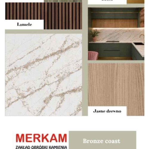 Blat Bronze Coast – inspiracje, kolory frontów, drewno i dodatki.