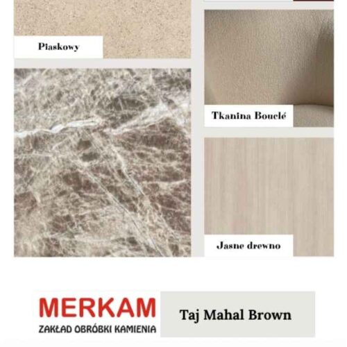 Blat Taj Mahal Brown – inspiracje, kolory frontów, drewno i dodatki