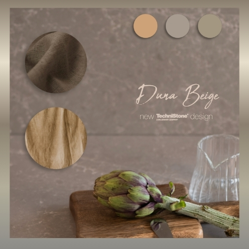 Blat Technistone Duna Beige – inspiracje, kolory frontów, drewno i dodatki