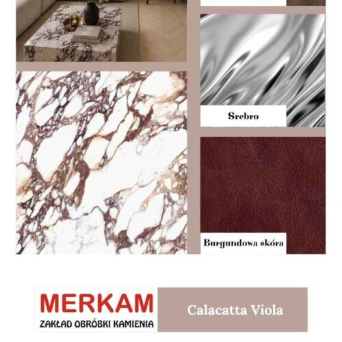 Blat kuchenny Calacatta Viola – inspiracje, kolory frontów, drewno i dodatki