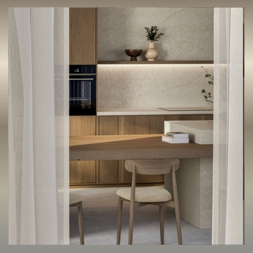 Konglomerat kwarcowy Technistone Emperador Beige Łódź